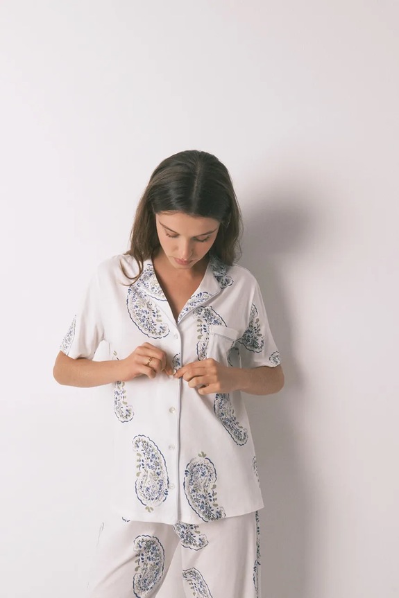 Ρούχα Βαμβακερές πιτζάμες women'secret 3793067 λευκό