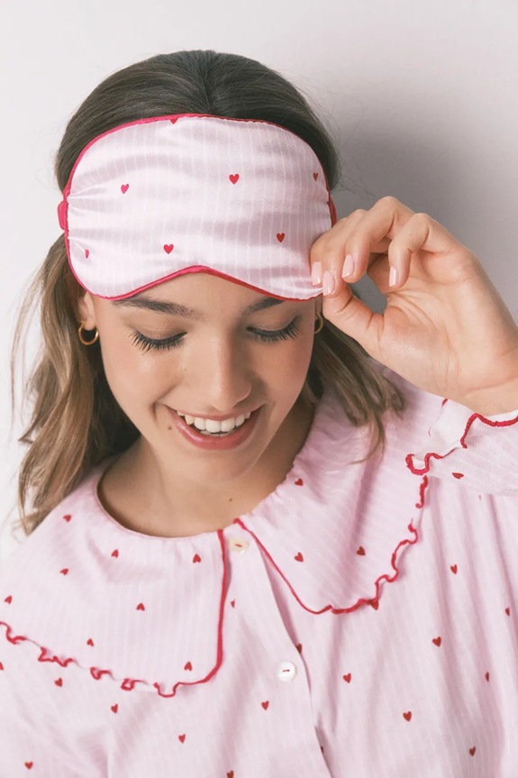 Maska na oči na spanie women'secret 1373572 červená SS26