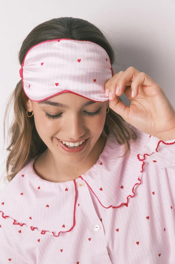 Maska na oči na spanie women'secret 1373572 červená SS26