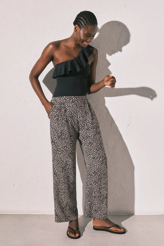 women'secret pantaloni de plajă 5543689 negru SS26