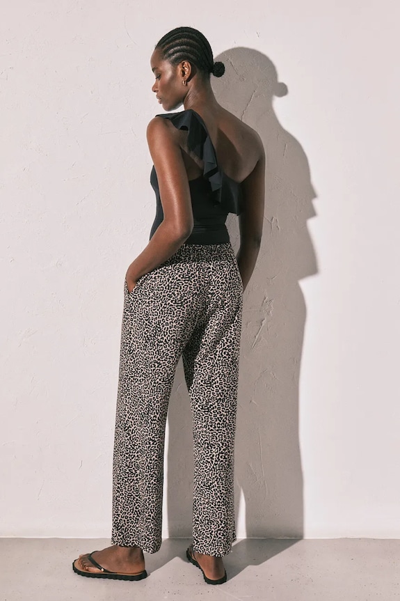 Îmbrăcăminte women'secret pantaloni de plajă 5543689 negru
