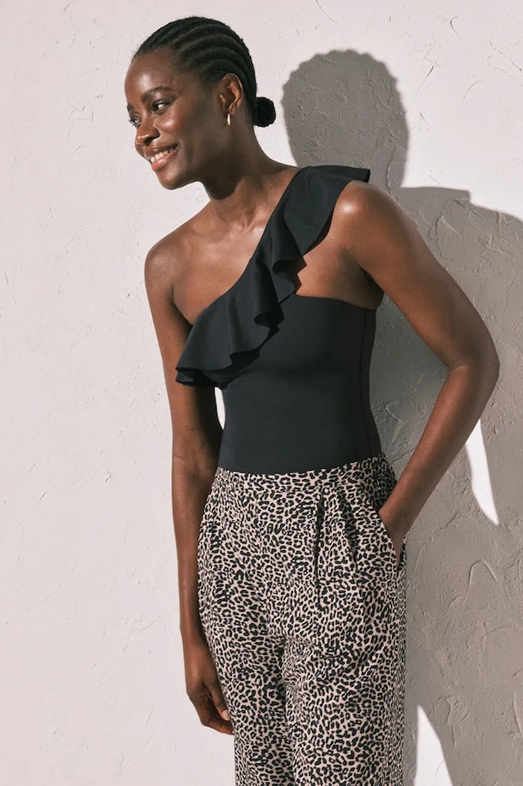 women'secret pantaloni de plajă negru 5543689