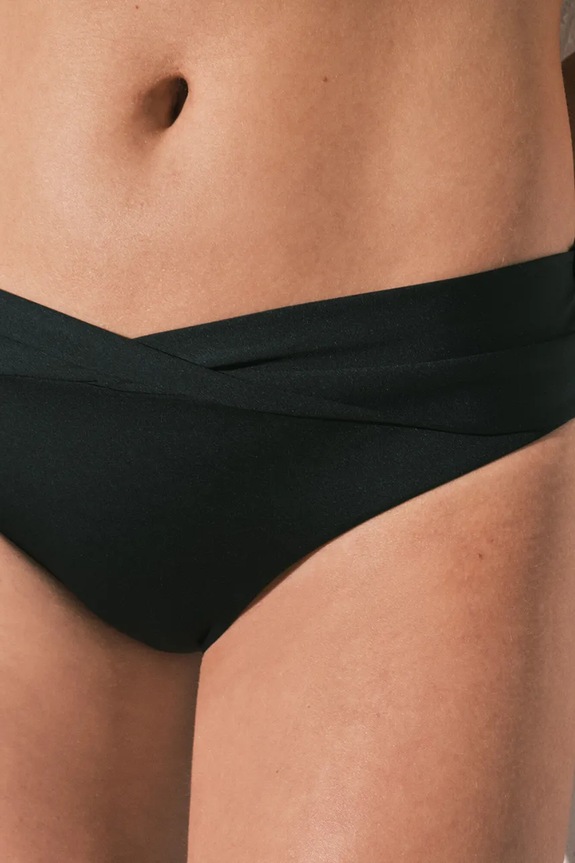 women'secret chiloți de baie negru 6463636