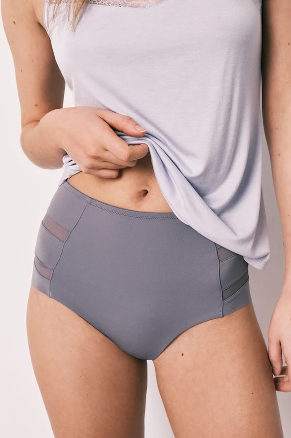 Σλιπ women'secret πλεκτό ύφασμα γκρί 4213722