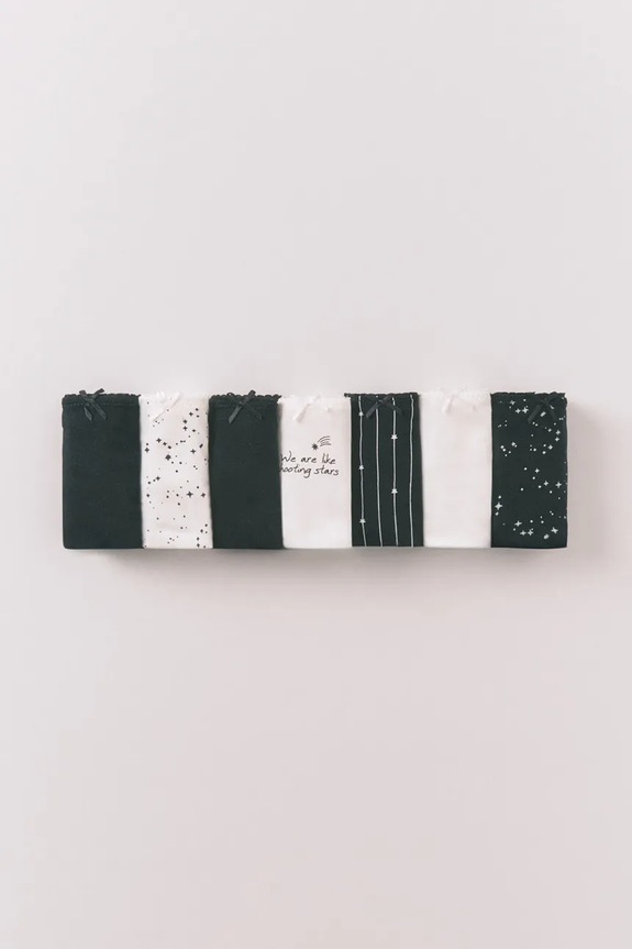 Σλιπ women'secret 7-pack λεπτό μοτίβο μαύρο 4933602