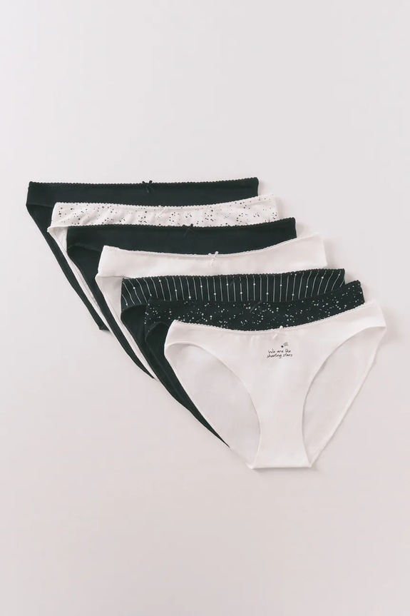 Σλιπ women'secret 7-pack 4933602 μαύρο SS26