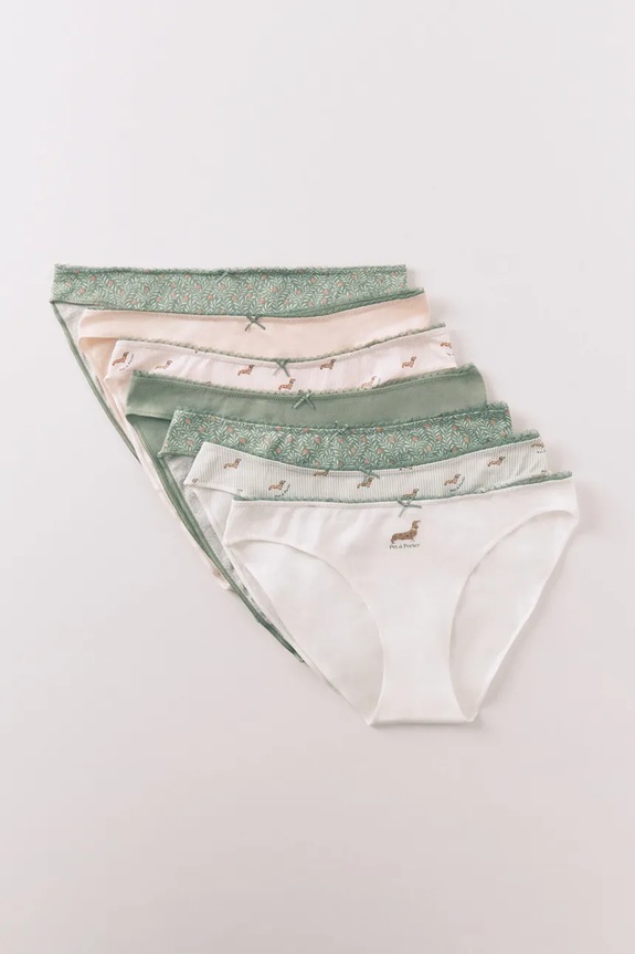 Σλιπ women'secret 7-pack 4933603 πράσινο SS26