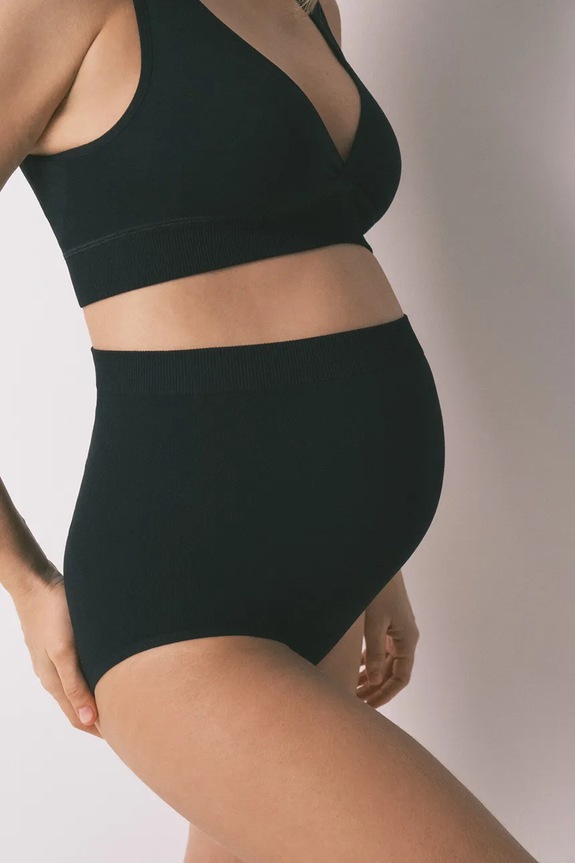 women'secret figi MATERNITY dzianina czarny 4933608