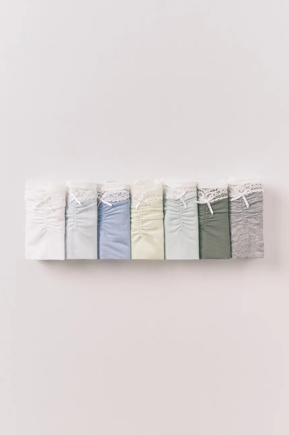 Σλιπ women'secret 7-pack απλικέ πράσινο 4933610