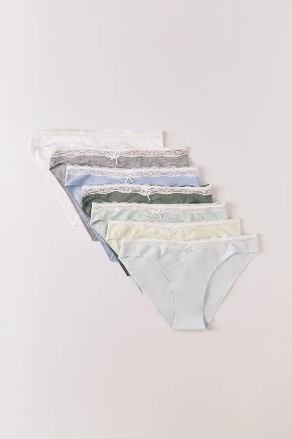 Σλιπ women'secret 7-pack 4933610 πράσινο SS26