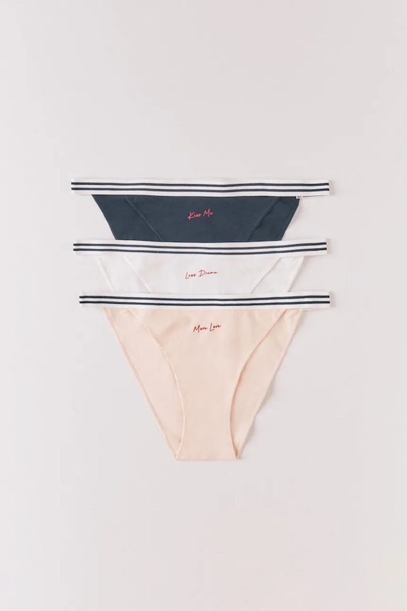 Σλιπ women'secret 3-pack 4933611 σκούρο μπλε SS26