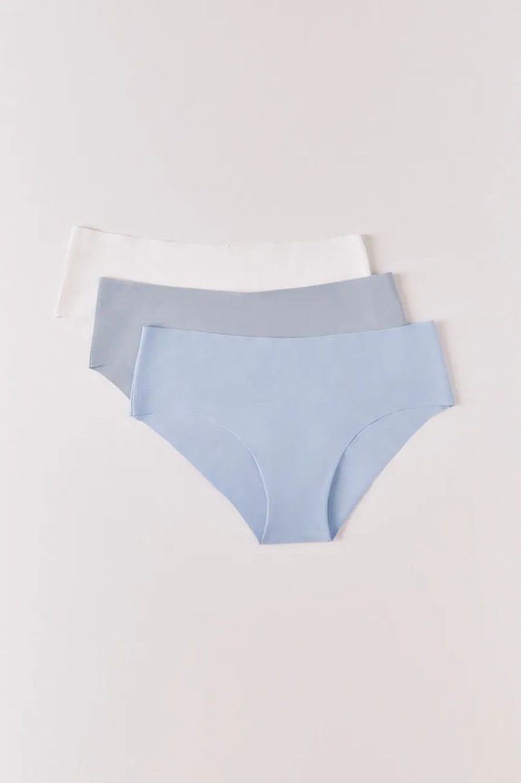 women'secret chiloți 3-pack figi albastru 4933617