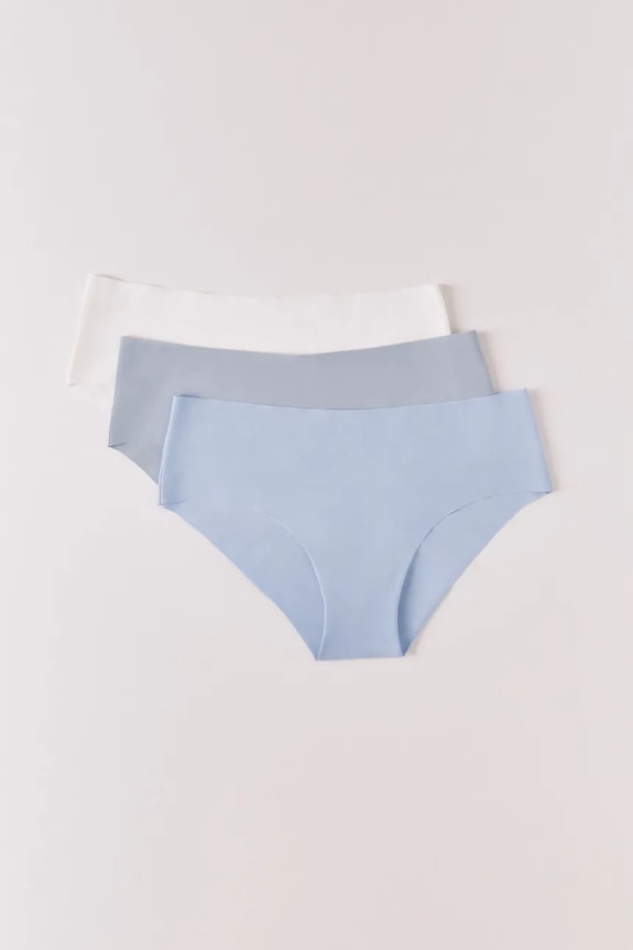 women'secret chiloți 3-pack figi albastru 4933617