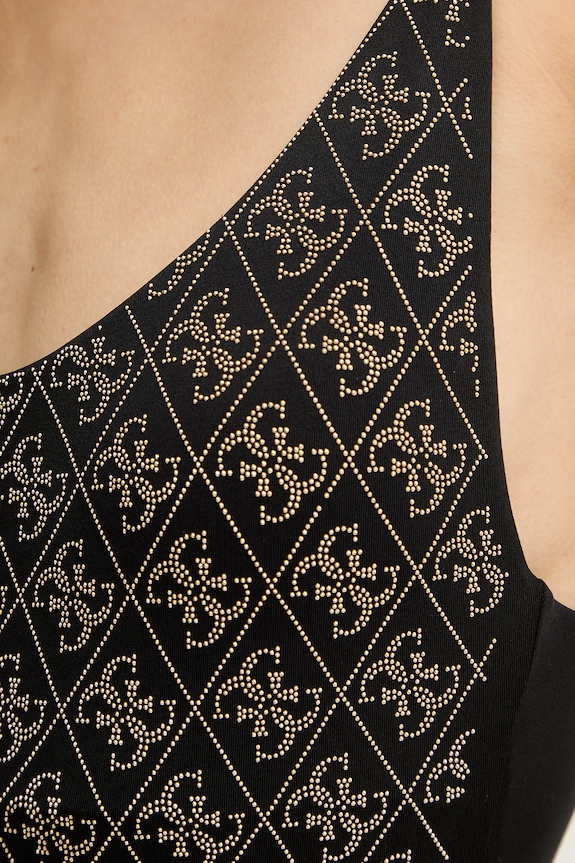 Guess jednodielne plavky dámske DIANE čierna E6GJ25.KCUO2