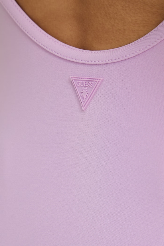 Guess jednoczęściowy strój kąpielowy VIOLET fioletowy E6GJ43.KF442