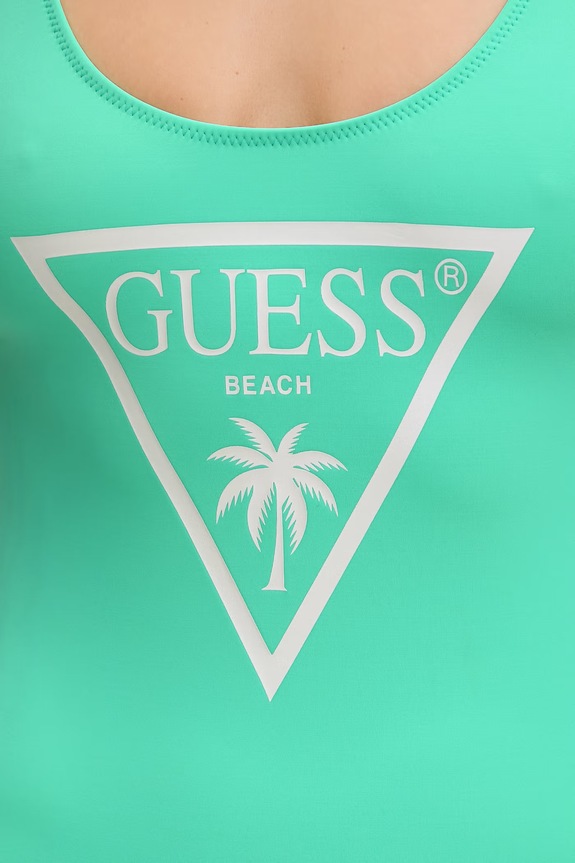 Îmbrăcăminte Guess costum de baie dintr-o bucată VIOLET E6GJ43.KF442 turcoaz