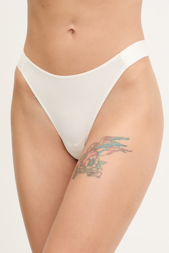 Guess stringi damskie dzianina beżowy O6GE05.KE831