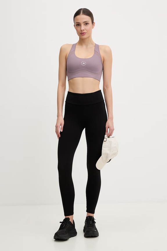 adidas by Stella McCartney biustonosz sportowy JY8133 fioletowy SS26