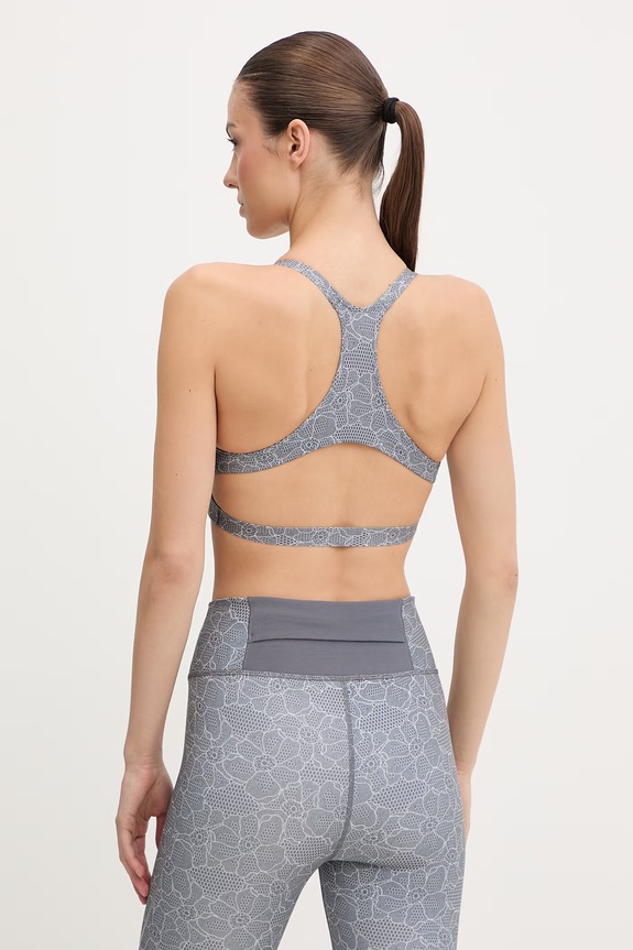 Ρούχα adidas by Stella McCartney αθλητικό σουτιέν JZ0631 γκρί