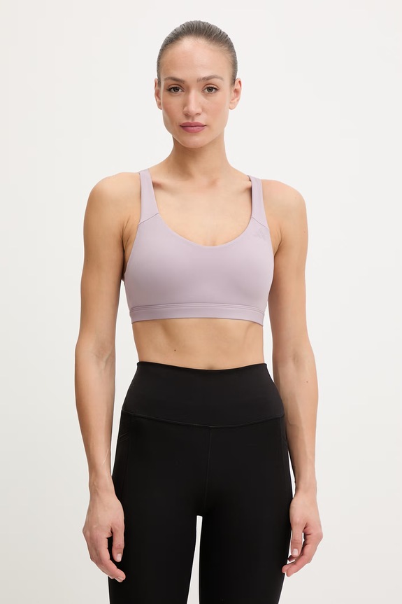 adidas Performance športová podprsenka All Me fialová KA7262