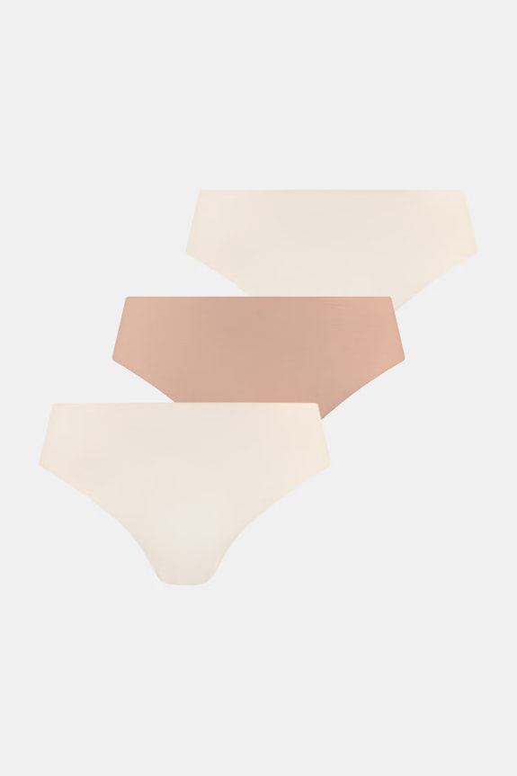 United Colors of Benetton figi damskie 3-pack beżowy 3LEG1S030