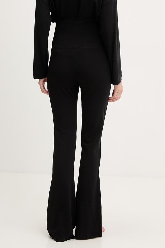 Abbigliamento United Colors of Benetton pantaloni da pigiama da donna in cotone con elastan 3LGP3F04Y nero