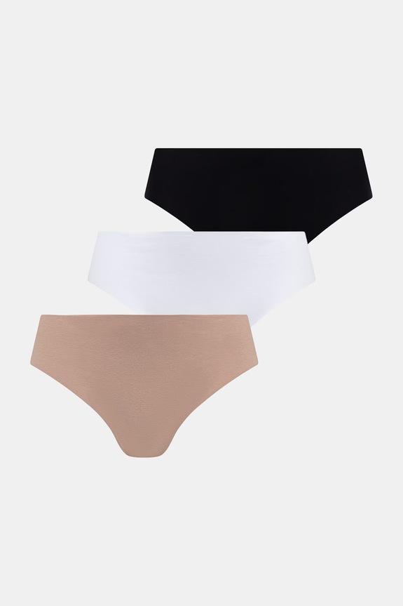 United Colors of Benetton chiloți full brief de femei pachet de 3 bej 3LVB1S02X