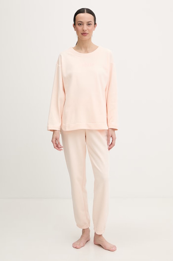 United Colors of Benetton піжамний лонгслів жіночий з бавовною 3WNW3M08G помаранчевий SS26