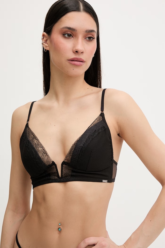 Calvin Klein Underwear trojuholníková podprsenka čierna LV00QF8634