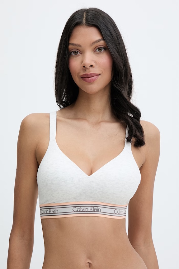 Oblečenie Calvin Klein Underwear športová podprsenka LV00QF8879 biela