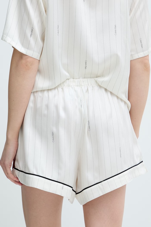Calvin Klein Underwear pantaloni scurți de pijama pentru femei LV00QS7623 bej SS26