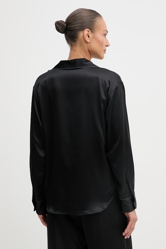 Calvin Klein Underwear kétrészes pizsama női fekete LV00QS7625