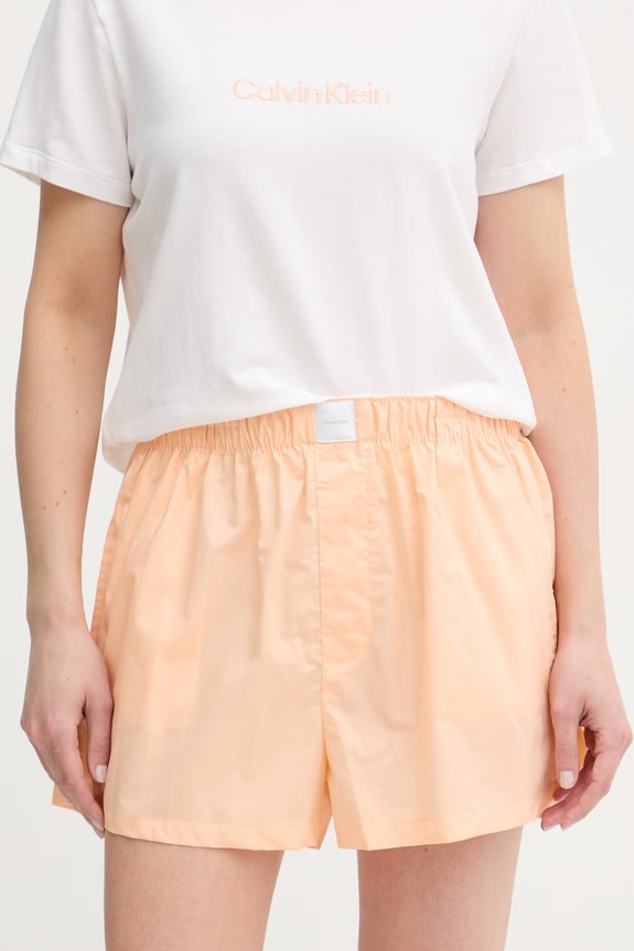 Odzież Calvin Klein Underwear piżama damska bawełniana LV00QS7655 biały