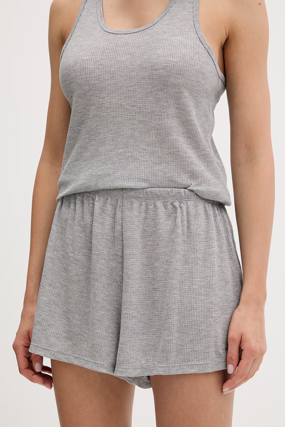 Oblečenie Calvin Klein Underwear dvojdielne pyžamo dámske s viskózou LV00QS7661 sivá