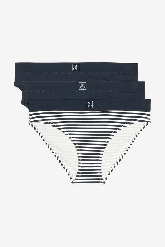 Gaćice Marc O'Polo 3-pack bez uzorka mornarsko plava 10217910.