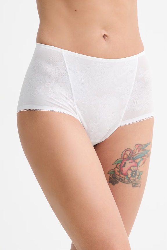 Σλιπ Triumph Wild Rose Sensation πλεκτό ύφασμα λευκό 10207231