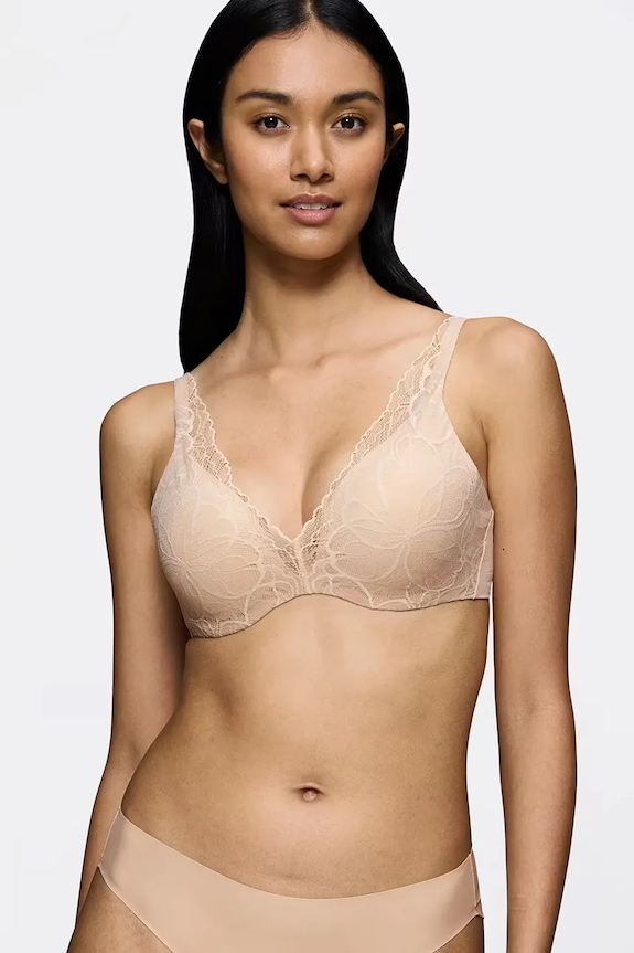 Triumph biustonosz Body Make-Up Illusion Lace dzianina beżowy 10219710
