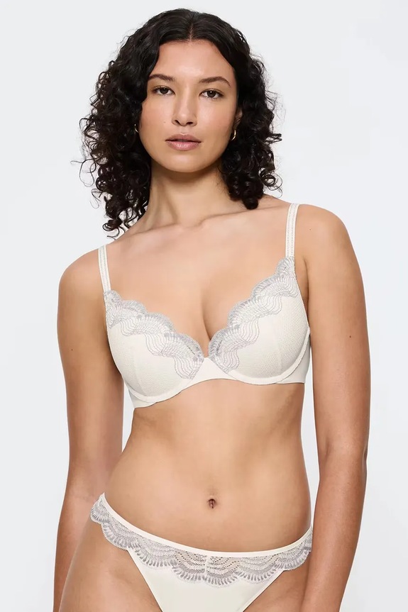 Triumph biustonosz Comfort Glam koronka biały 10224965