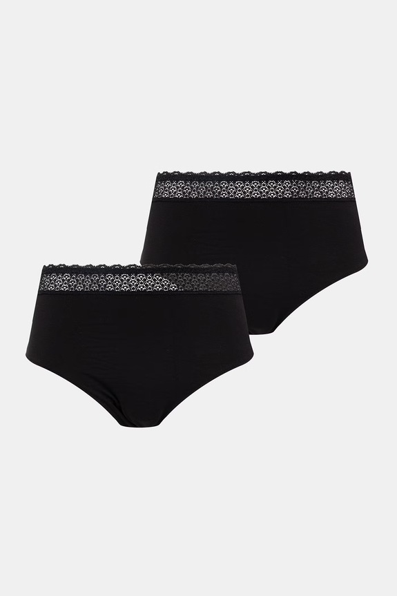 Σλιπ Triumph Feel of Modal πλεκτό ύφασμα μαύρο 10214887