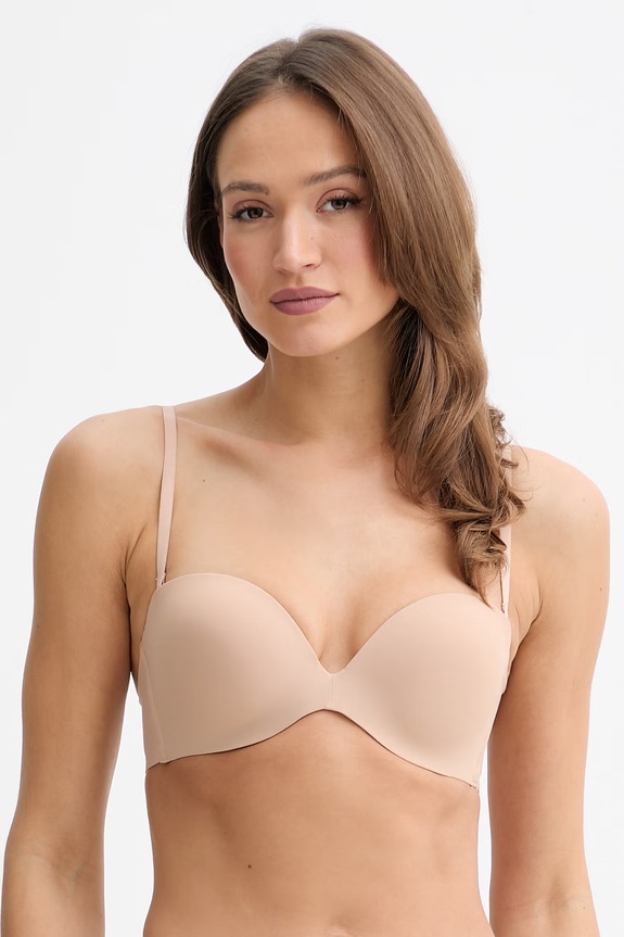 Σουτιέν Triumph Stepy Soft πλεκτό ύφασμα μπεζ 10202475