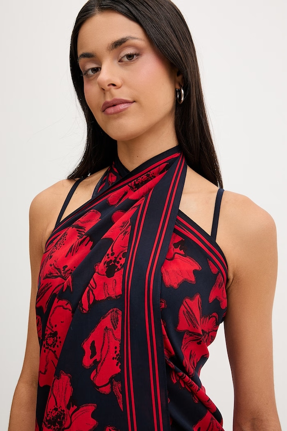 Tommy Hilfiger pareo ženski mornarsko modra UW0UW06423