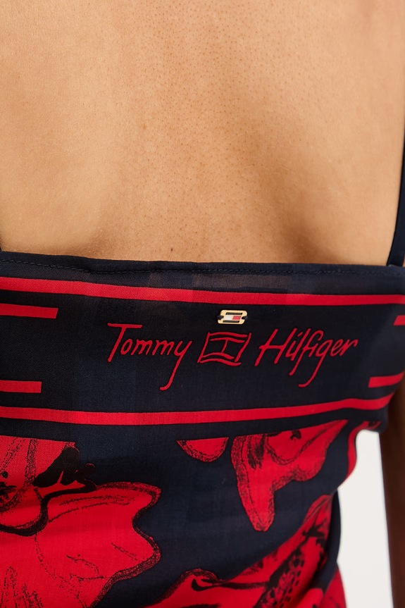 Tommy Hilfiger pareo ženski UW0UW06423 mornarsko modra