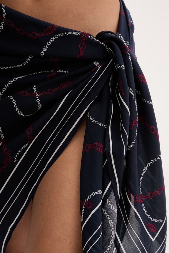 Oblečenie Tommy Hilfiger pareo dámske UW0UW06423 tmavomodrá