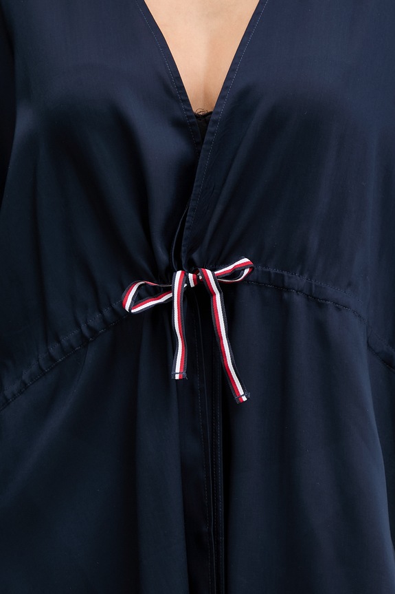 Tommy Hilfiger női strand takaró UW0UW06583 sötétkék