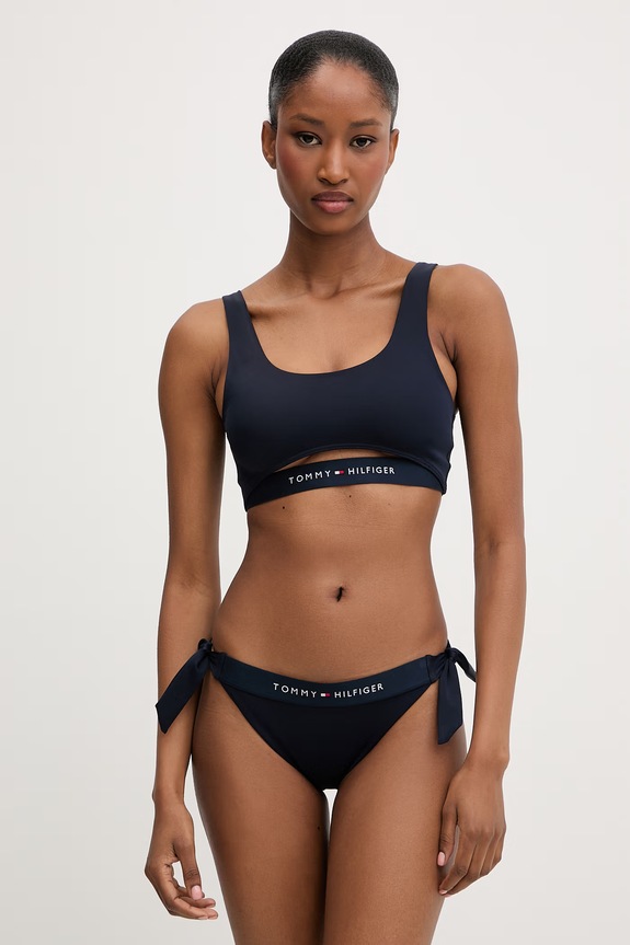 Tommy Hilfiger chiloți de baie pentru femei UW0UW06362 bleumarin SS26