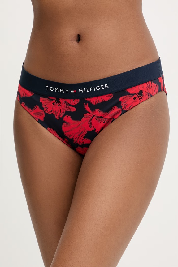 Tommy Hilfiger plavkové nohavičky dámske tmavomodrá UW0UW06371