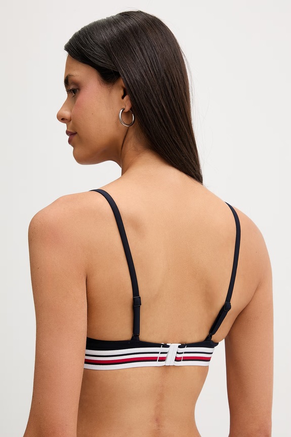 Ρούχα Tommy Hilfiger Μπικίνι τοπ γυναικείο UW0UW06352 σκούρο μπλε