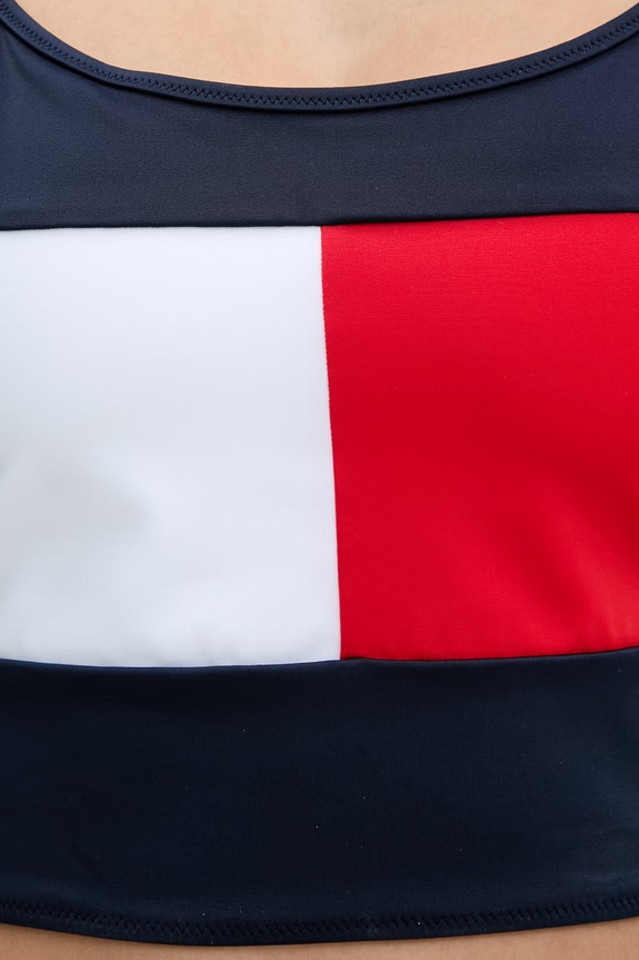 Tommy Hilfiger plavkový top dámský námořnická modř UW0UW06576
