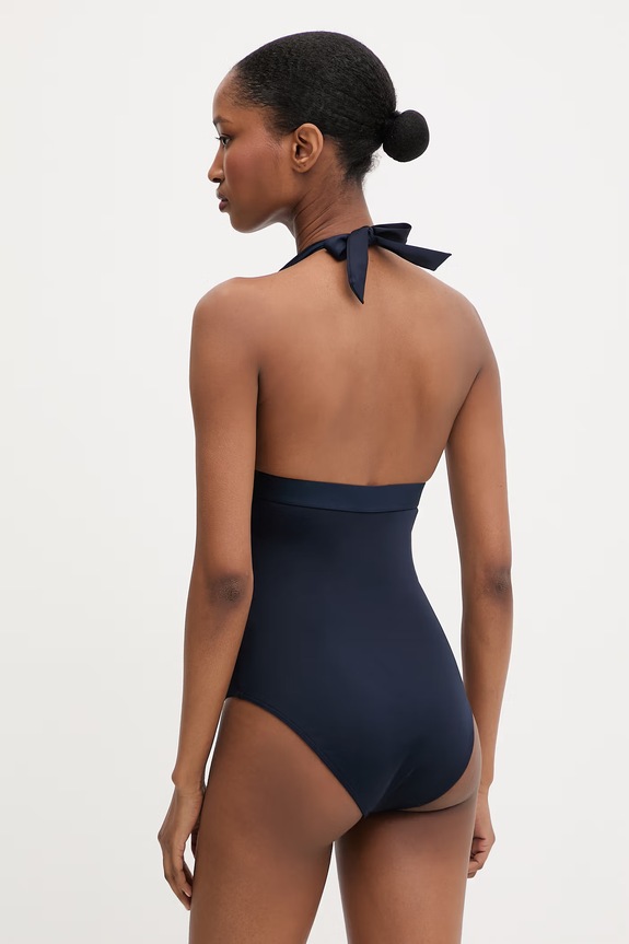 Tommy Hilfiger enodelne kopalke ženske UW0UW06366 mornarsko modra SS26