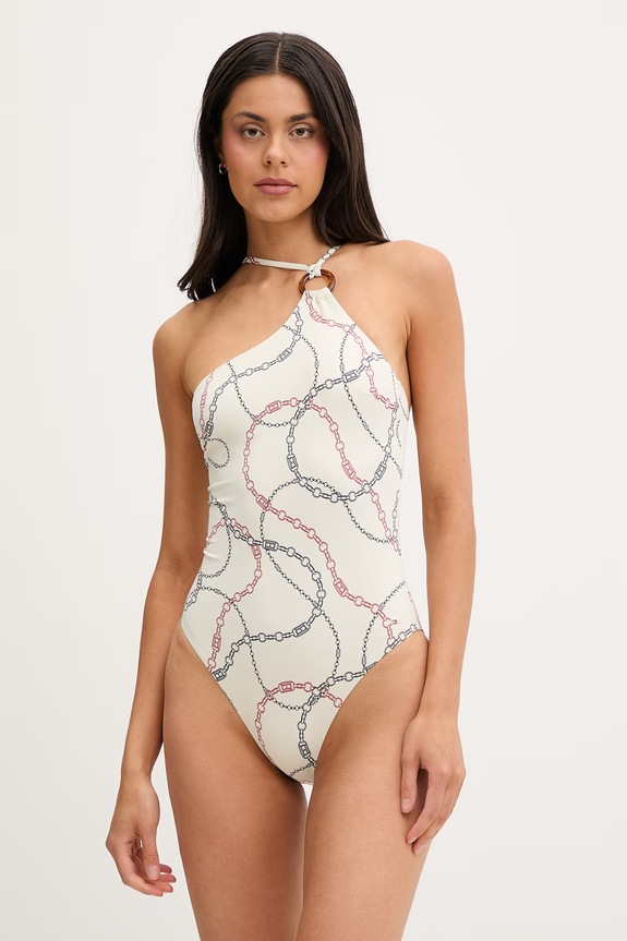 Tommy Hilfiger jednodijelni kupaći kostim za žene bež UW0UW06398